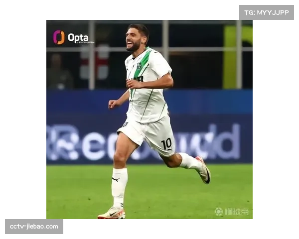 特写镜头：萨索洛前锋贝拉尔迪多次尝试一对一突破，考验国米边路防守